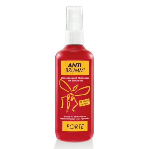 Thailand Tipp: Anti Brumm Forte Pumpspray, 75 ml: Insekten-Repellent für effektiven Schutz gegen Mücken und Zecken, Mückenspray mit DEET
