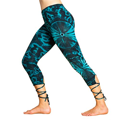 Thailand Tipp: PANASIAM Leggings lace-up 3/4 CS03 Blue, S