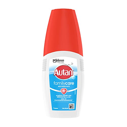 Thailand Tipp: Autan Family Care Pumpspray Mückenschutz für die Familie, Repellent, mit Aloe Vera, Travel Essentials, 1er Pack (1 x 100 ml)