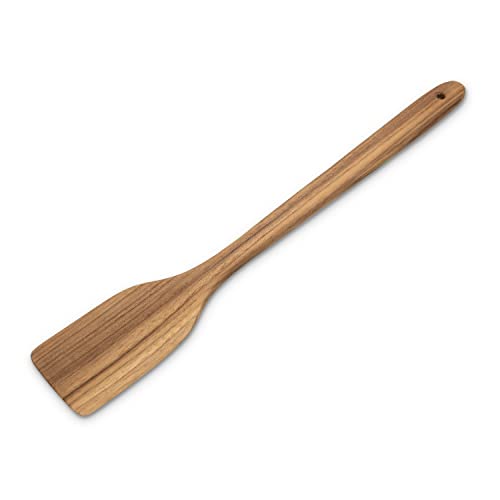 Perfekt für die Reise: FAAY 18″ Teak großer Holzlöffelspatel, robustes Cajun-Rührpaddel zum Kochen in großen Töpfen, handgefertigt aus gesundem – hochfeuchtigkeitsbeständigem Holz