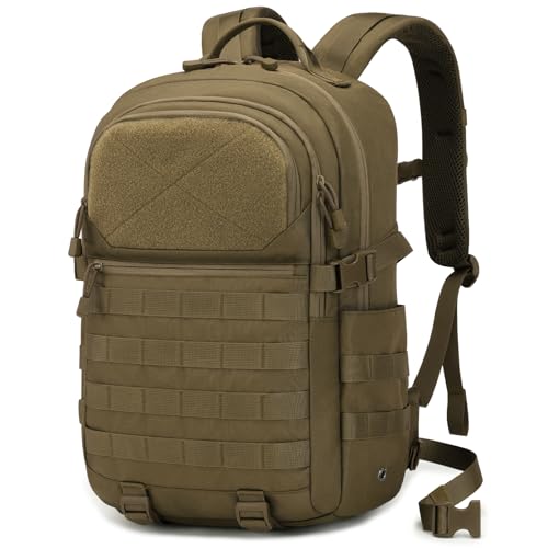 Thailand Tipp: HALOVIE Taktischer Rucksack 28L, Leicht Militär Wanderrucksack für Camping Outdoor Wandern Survival